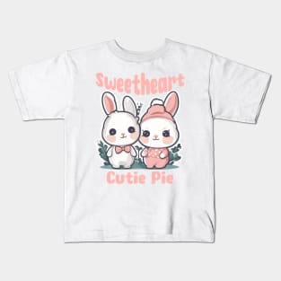 Bunny Couple Kids T-Shirt